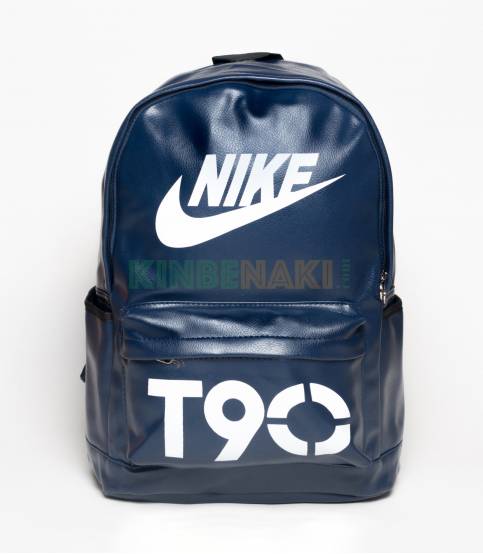 Nike T90 Blue Color PU Leather Backpack