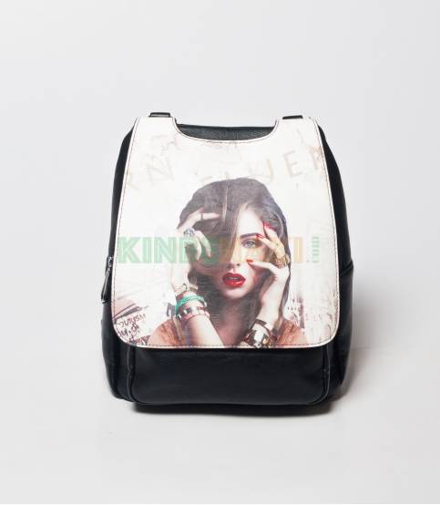 Sheng Cute Little Girls Look Black Mini Backpack
