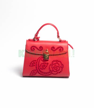 Susen Flower Red Hand Bag