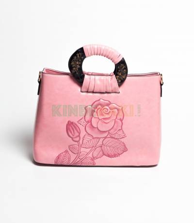 Lianhuier Pink Hand Bag