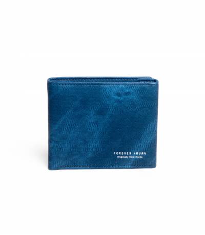 Forever Young Leather Wallet Dark Blue