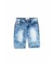 Light Blue Men Summer Short Jeans