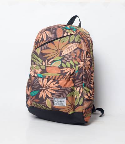 Glory Orange Flower Backpack For Girls