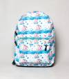 River View White & Sky Blue Backpack