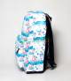 River View White & Sky Blue Girls Backpack