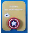 Air Bag Cell Phone Bracket Captain America Finger Holder