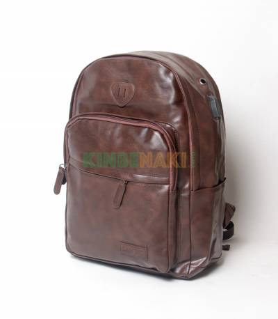 LANCHI Dark Brown Men's Backpack
