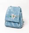 Denim Design Blue Girls Mini Backpack V4