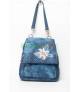 Denim Design Dark Blue Girls Mini Backpack V2