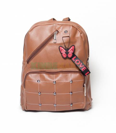 Love To Dress Butterfly Brown Color Girls Mini Backpack