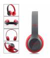 P47 - Wireless Bluetooth Headphone TF card Support and FM radio Red colour