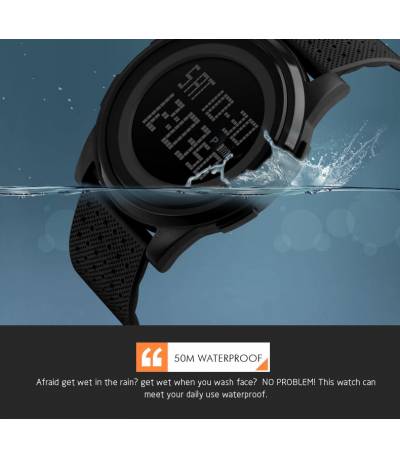 SKMEI Watch LED Digital Waterproof Sport Wrist Watch
