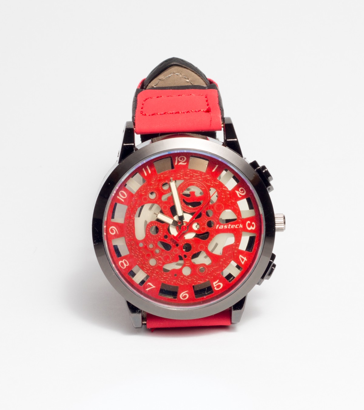 Fastrack watch red online colour