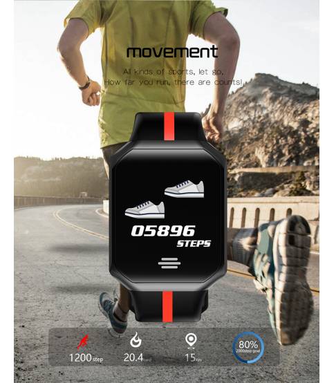 B07 Smart Fitness Bracelet Sport App Control Watch