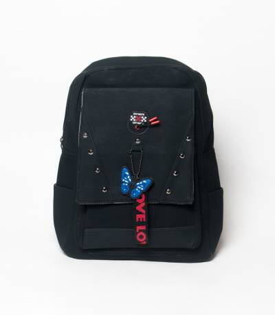 Love To Dress Butterfly Black Color Girls Mini Backpack