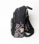Elephant Print Black Color Girls Mini Backpack