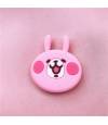 Cute pink rabbit pop socket