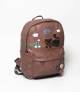 Cat & Bird Yunuo Brown Girls Mini Backpack