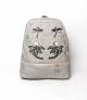 Flower Gray Color Backpack