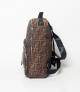 FF Print Black & Dark Brown Color Girls Mini Backpack