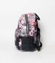 Black & White Flower Design Girls Mini Backpack