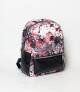 Black & White Flower Design Girls Mini Backpack