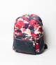 Black & Red Abstract Girls Mini Backpack
