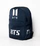 New BTS Dark Navy Blue Color Rexine Backpack
