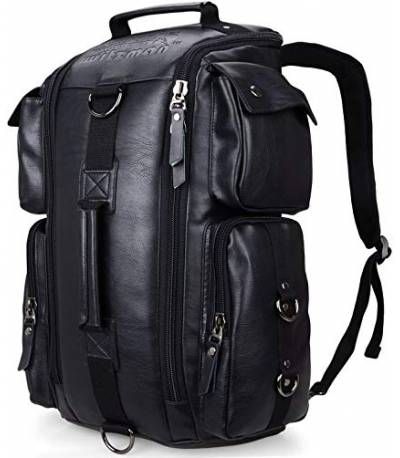 WITZMAN Convertible Rucksack Travel Backpack for Men