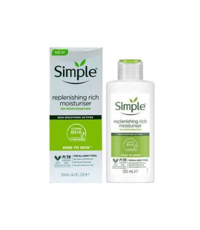 Simple Kind To Skin Replenishing Rich Moisturiser (125ml)