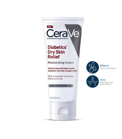 Cerave Diabetic’s Dry Skin Relief Moisturizing Cream 236 ml