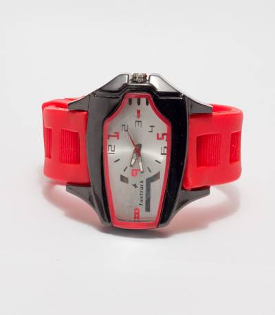 Fastrack Red Chronograph Watch for Men