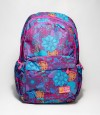A&EM Floral Purple Color School / College Bag