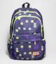 A&ME Purple Abstract Print Backpack