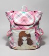 ZDL Pink Color Backpack With Girl Photo