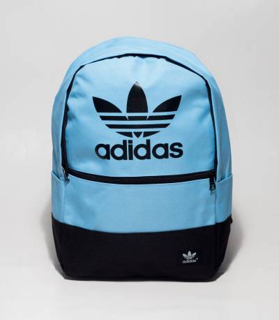 Adidas Ocean Blue And Black Color Backpack