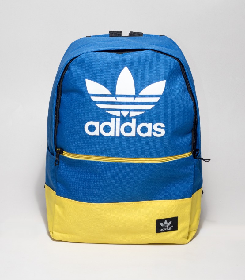 Buy Adidas Blue And Yellow Color Backpack In Bangladesh