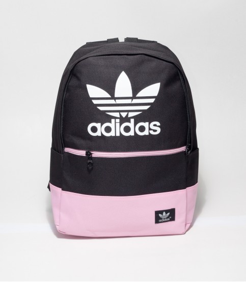 adidas black and pink backpack