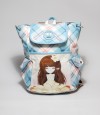 ZDL Sky Blue Backpack with Photo