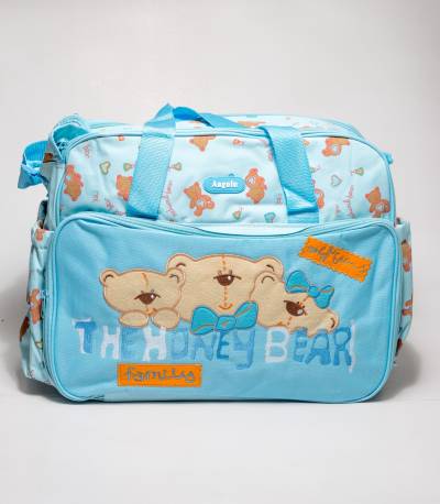 Angelo Honey Bear Sky Blue Baby Diaper Bags