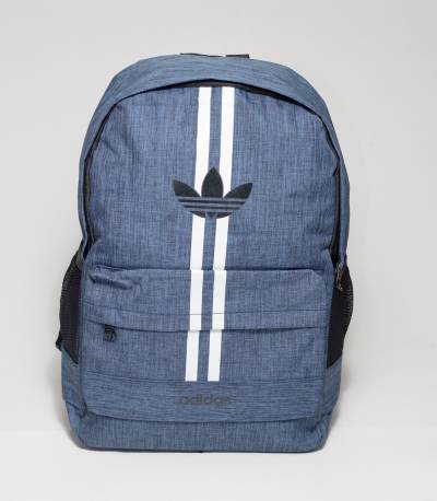 Adidas Double Stripes Blue Color Backpack