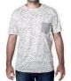 White Printed Round Neck T-Shirt