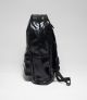 BTS Black Color Rexine Backpack