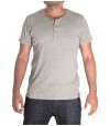 Round Neck Solid Gray T-Shirt