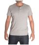 Round Neck Solid Gray T-Shirt