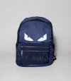 Eye Print Blue Backpack