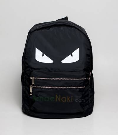 Eye Print Black Backpack