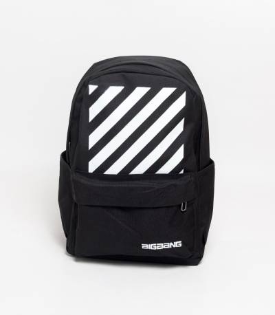 Bigbang Multi Stripe Black Backpack