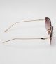 Carlier Brown And Golden Color defferant version ladies Sunglass