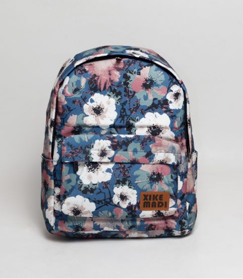 Xike Floral Blue Backpack